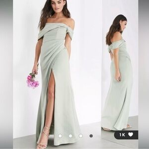 Sage Green Bridesmaid Dress SIZE 2